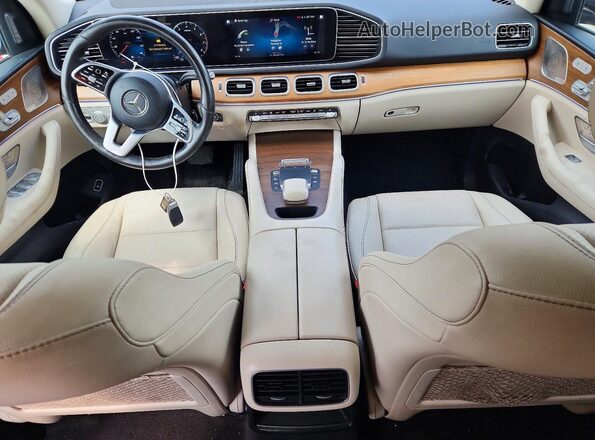 4JGFB4KB5NA612864 2022 MERCEDES-BENZ GLE Gray Առջևի վահանակի տեսք