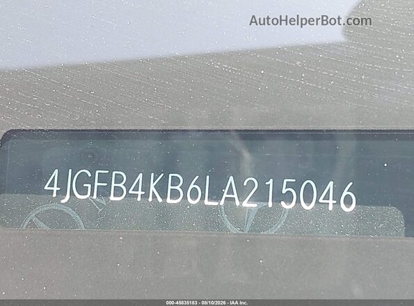 4JGFB4KB6LA215046 2020 MERCEDES-BENZ GLE 350 White Vista del compartimento del motor