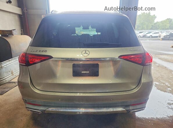 4JGFB4KB6MA384520 2021 MERCEDES-BENZ GLE Желто-коричневый Вид сзади