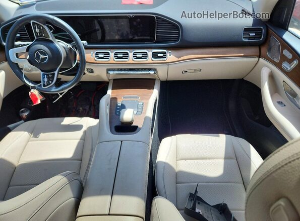 4JGFB4KB7MA482455 2021 MERCEDES-BENZ GLE Red წინა პანელის ხედი