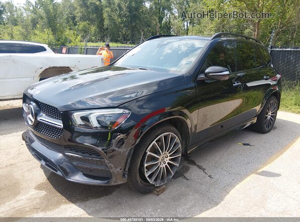 4JGFB4KB7NA767044 2022 MERCEDES-BENZ GLE 350 Черный Передняя левая четверть
