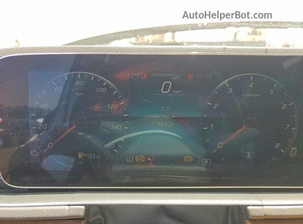 4JGFB4KB8LA012837 2020 MERCEDES-BENZ GLE Silver Вид щитка приладів