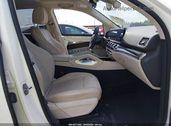 4JGFB4KB8LA242555 2020 MERCEDES-BENZ GLE 350 White Widok wnętrza z przodu