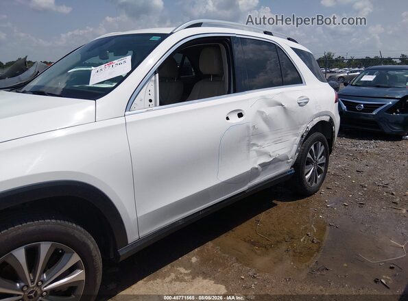 4JGFB4KB8LA242555 2020 MERCEDES-BENZ GLE 350 White Widok z przodu