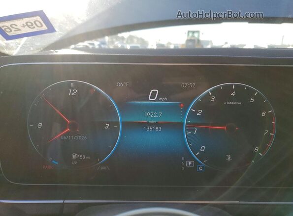 4JGFB4KB9LA012278 2020 MERCEDES-BENZ GLE Серебряный Вид щитка приборов