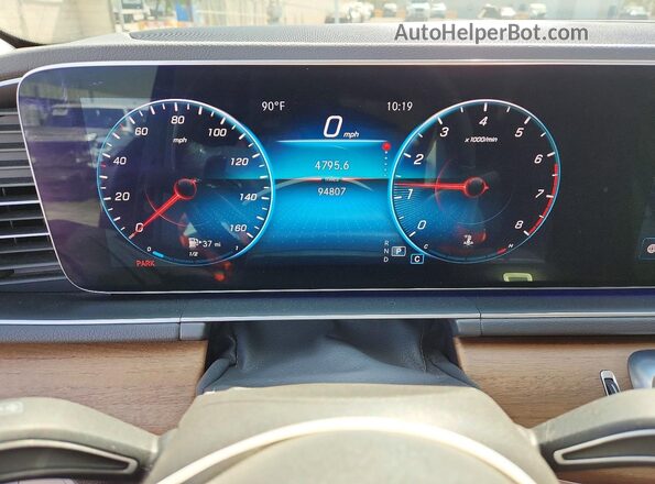 4JGFB4KB9LA074859 2020 MERCEDES-BENZ GLE Black Vista del cuadro de instrumentos