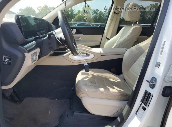 4JGFB4KB9LA209127 2020 MERCEDES-BENZ GLE White Widok wnętrza z przodu