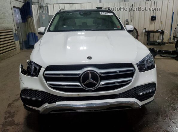 4JGFB4KB9MA523281 2021 MERCEDES-BENZ GLE White Widok z przodu