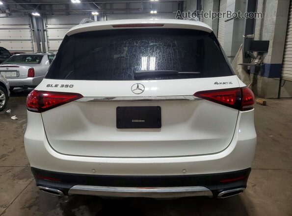 4JGFB4KB9MA523281 2021 MERCEDES-BENZ GLE White Widok z tyłu