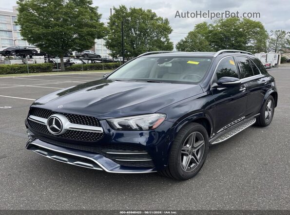 4JGFB4KBXLA209301 2020 MERCEDES-BENZ GLE Blue Передня ліва чверть