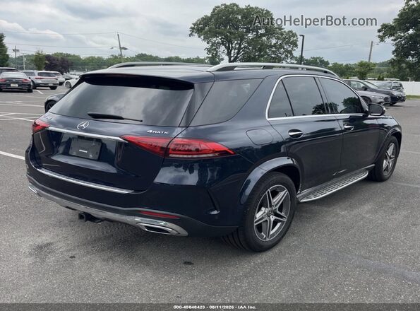 4JGFB4KBXLA209301 2020 MERCEDES-BENZ GLE Blue Задня права чверть