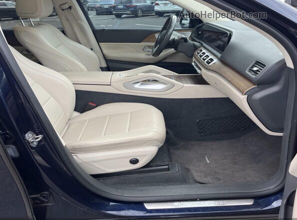 4JGFB4KBXLA209301 2020 MERCEDES-BENZ GLE Blue Вид салону спереду