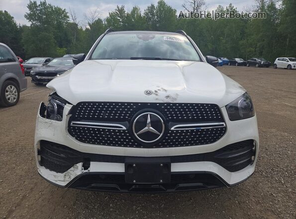 4JGFB5KB0LA083682 2020 MERCEDES-BENZ GLE White Widok z przodu