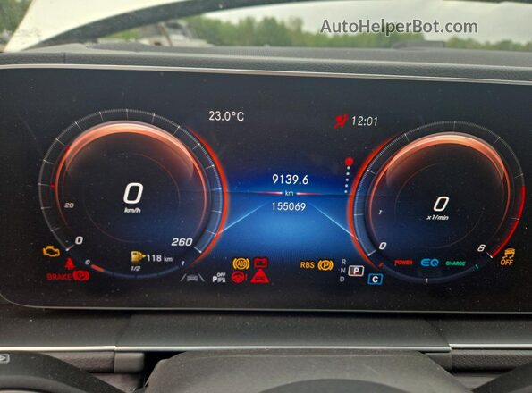 4JGFB5KB0LA083682 2020 MERCEDES-BENZ GLE White Widok zestawu wskaźników