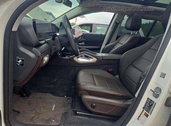 4JGFB5KB0LA083682 2020 MERCEDES-BENZ GLE White Widok wnętrza z przodu
