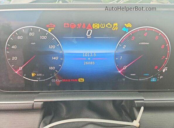 4JGFB5KB0RB130583 2024 MERCEDES-BENZ GLE Black Instrument cluster view