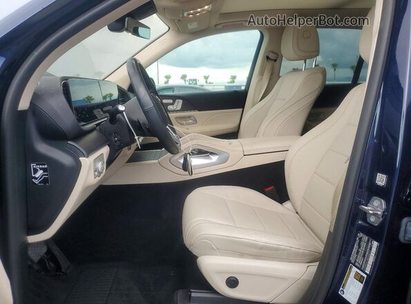 4JGFB5KB1MA358719 2021 MERCEDES-BENZ GLE Blue წინა სალონის ხედი