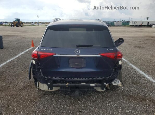 4JGFB5KB1MA358719 2021 MERCEDES-BENZ GLE Blue უკანა ხედი