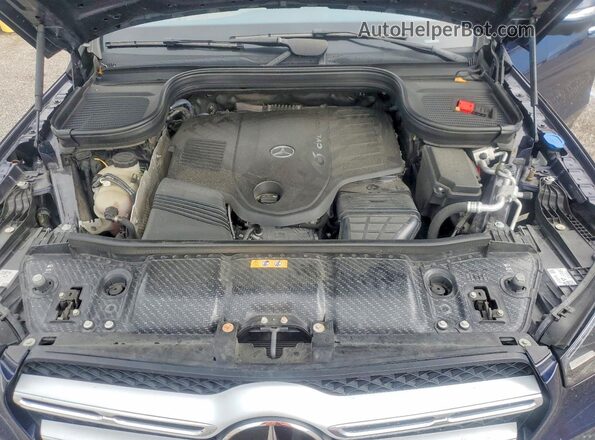 4JGFB5KB1MA358719 2021 MERCEDES-BENZ GLE Blue ძრავის განყოფილების ხედი