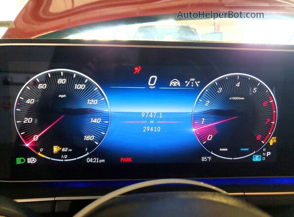 4JGFB5KB4RB108036 2024 MERCEDES-BENZ GLE Burgundy Widok zestawu wskaźników