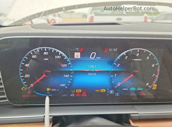 4JGFB5KB5PA957689 2023 MERCEDES-BENZ GLE White ხელსაწყოთა პანელის ხედი