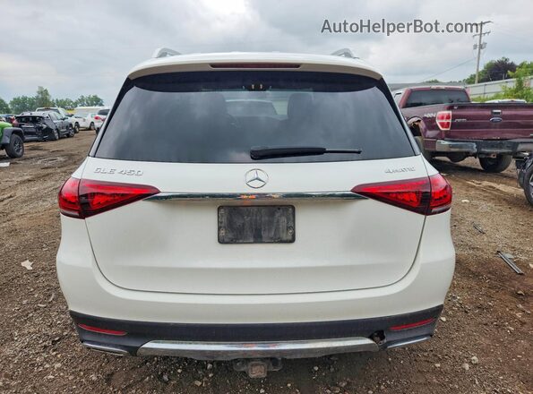4JGFB5KB6LA002622 2020 MERCEDES-BENZ GLE White Widok z tyłu