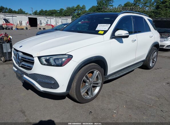 4JGFB5KB6LA021638 2020 MERCEDES-BENZ GLE 450 4MATIC Белый Передняя левая четверть