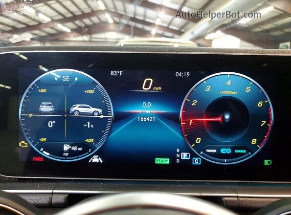 4JGFB5KB9LA006681 2020 MERCEDES-BENZ GLE Черный Вид щитка приборов