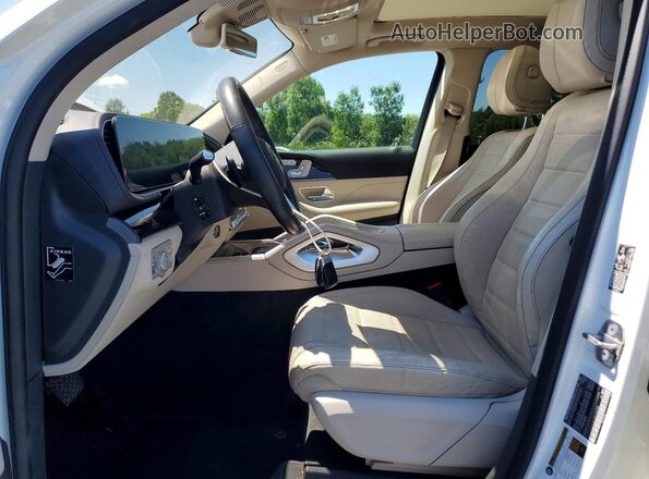 4JGFB5KB9LA076259 2020 MERCEDES-BENZ GLE White Widok wnętrza z przodu
