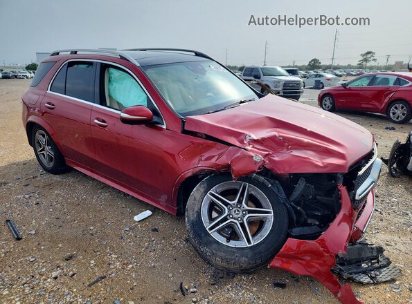 4JGFB5KB9LA155849 2020 MERCEDES-BENZ GLE Red Передня права чверть