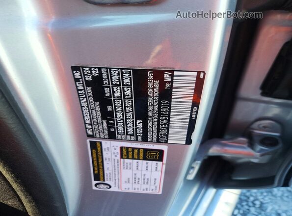 4JGFB8KB5RB168019 2024 MERCEDES-BENZ GLE Silver Вид підкапотного простору