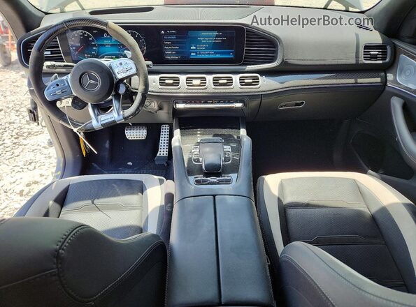 4JGFB8KB6MA242336 2021 MERCEDES-BENZ GLE Gray Առջևի վահանակի տեսք