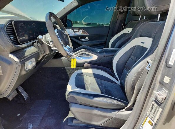 4JGFB8KB6MA242336 2021 MERCEDES-BENZ GLE Gray Front interior view