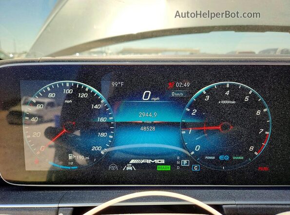 4JGFB8KB6MA242336 2021 MERCEDES-BENZ GLE Gray Instrument cluster view