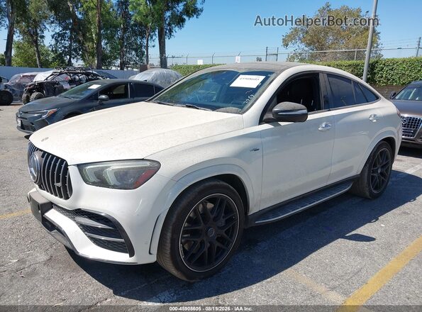 4JGFD6BB0MA282989 2021 MERCEDES-BENZ AMG GLE 53 COUPE White წინა მარცხენა ხედი სამი მეოთხედიდან