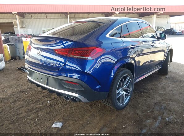 4JGFD6BB0MA327462 2021 MERCEDES-BENZ AMG GLE 53 COUPE Blue უკანა მარჯვენა