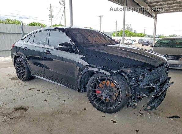 4JGFD6BB0MA439002 2021 MERCEDES-BENZ GLE Черный Передняя правая четверть