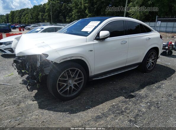 4JGFD6BB6NA794502 2022 MERCEDES-BENZ AMG GLE 53 COUPE Белый Передняя левая четверть