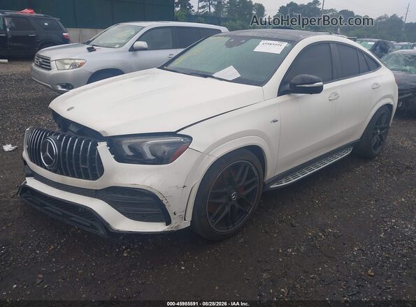 4JGFD6BB8MA227450 2021 MERCEDES-BENZ AMG GLE 53 COUPE White წინა მარცხენა ხედი სამი მეოთხედიდან