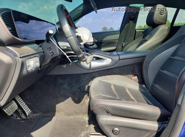 4JGFD6BB8MA378658 2021 MERCEDES-BENZ GLE Blue Widok wnętrza z przodu