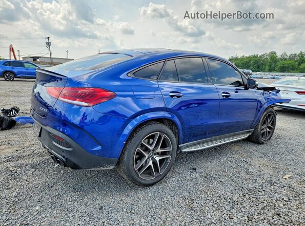 4JGFD6BB8MA378658 2021 MERCEDES-BENZ GLE Blue Tył prawy