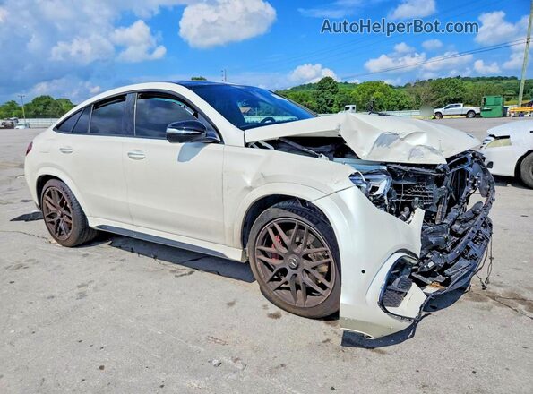 4JGFD8KB3MA385240 2021 MERCEDES-BENZ GLE Белый Передняя правая четверть