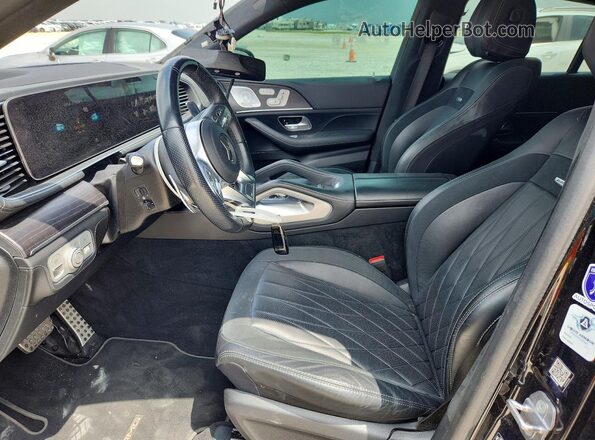 4JGFD8KB6MA394062 2021 MERCEDES-BENZ GLE Black წინა სალონის ხედი