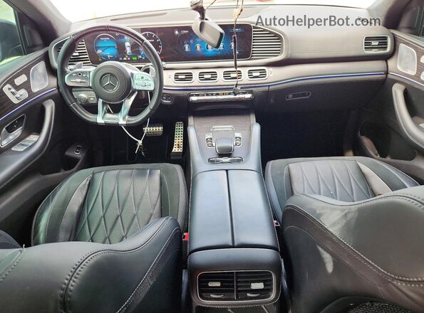 4JGFD8KB6MA394062 2021 MERCEDES-BENZ GLE Black წინა პანელის ხედი