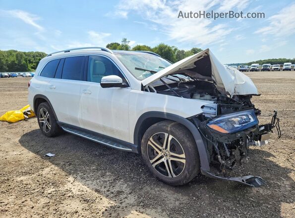 4JGFF5KE2MA424399 2021 MERCEDES-BENZ GLS Белый Передняя правая четверть