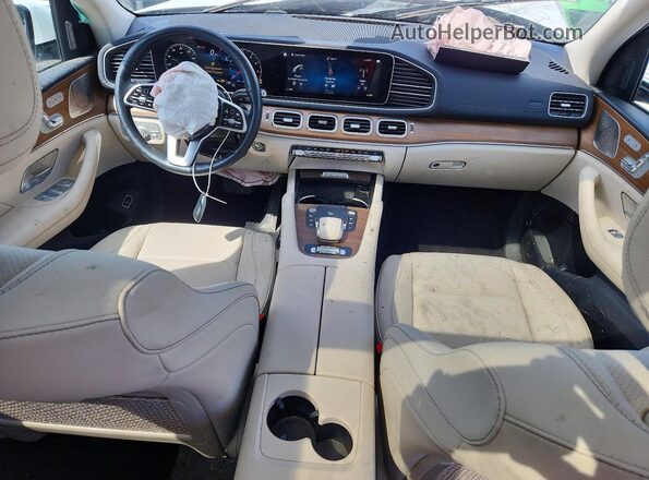 4JGFF5KE2MA424399 2021 MERCEDES-BENZ GLS Белый Вид панели приборов