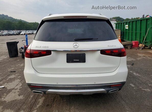 4JGFF5KE2SB446006 2025 MERCEDES-BENZ GLS White Вид ззаду