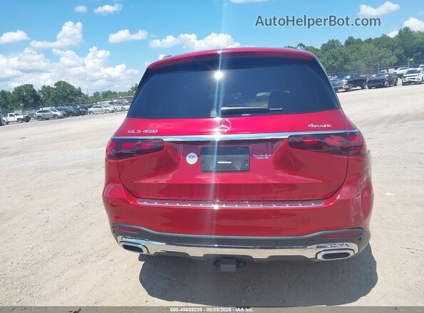 4JGFF5KE5SB300019 2025 MERCEDES-BENZ GLS 450 Red 