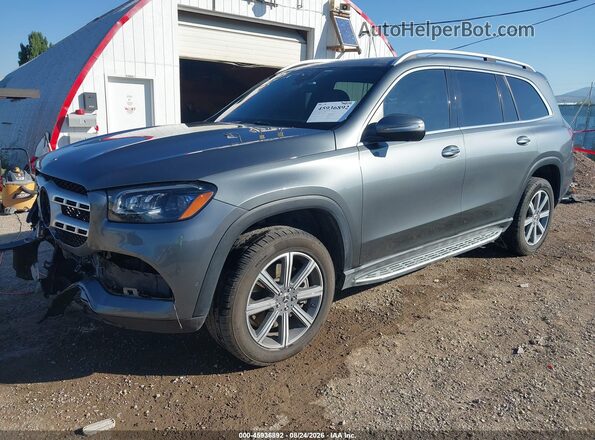 4JGFF5KE6LA210272 2020 MERCEDES-BENZ GLS 450 Gray Առջևի ձախ երեք քառորդ տեսարան