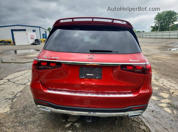 4JGFF5KE7RB181528 2024 MERCEDES-BENZ GLS Red Widok z tyłu